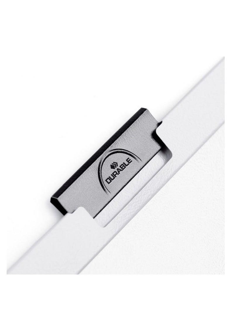 Durable 5-Piece Duraclip Clip Folder Yellow - Image 3