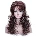 Deifor Women 80s Rocker Wigs Long Curly Heat Resistant Synthetic Natural Looking Hair for Cosplay(Brown Mix Blonde) - Image 3