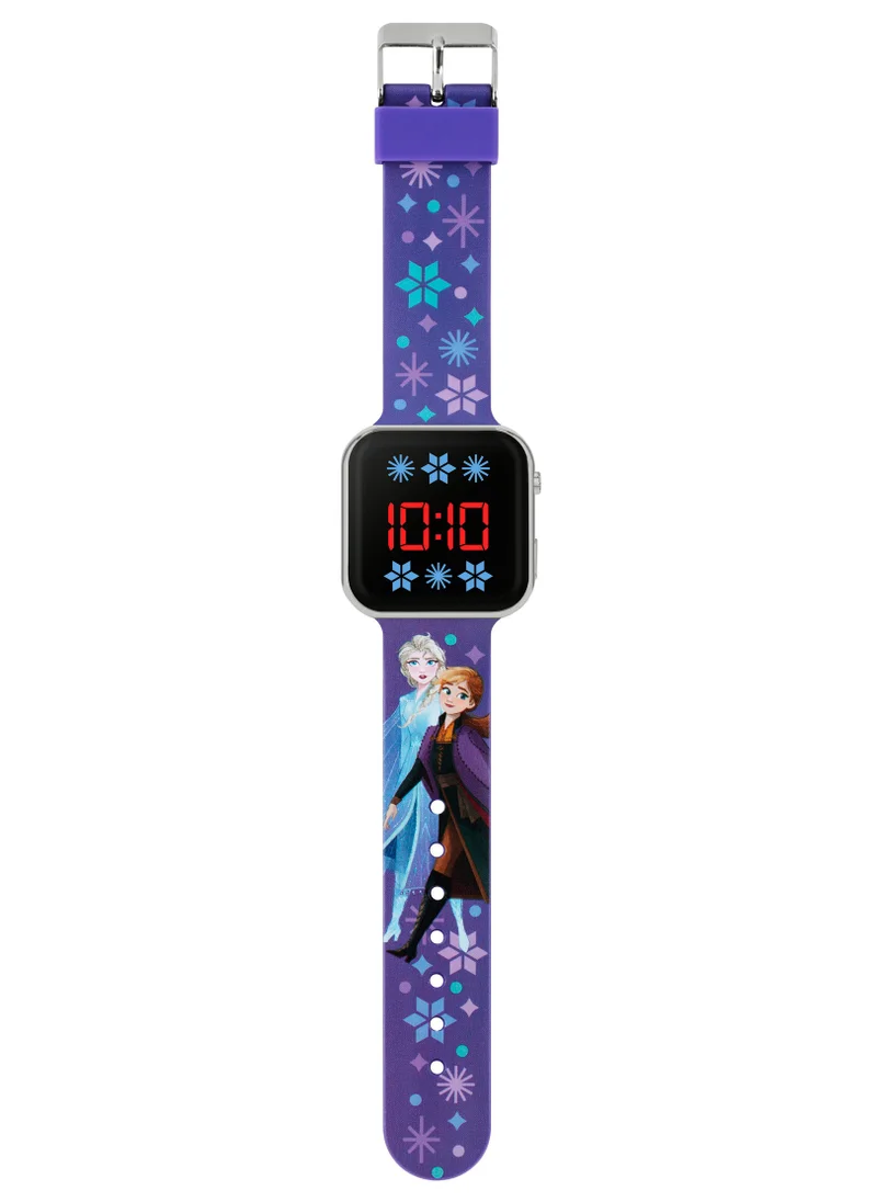 Disney Disney Frozen Blue Printed Strap LED Girls Watch - FZN4733ARG