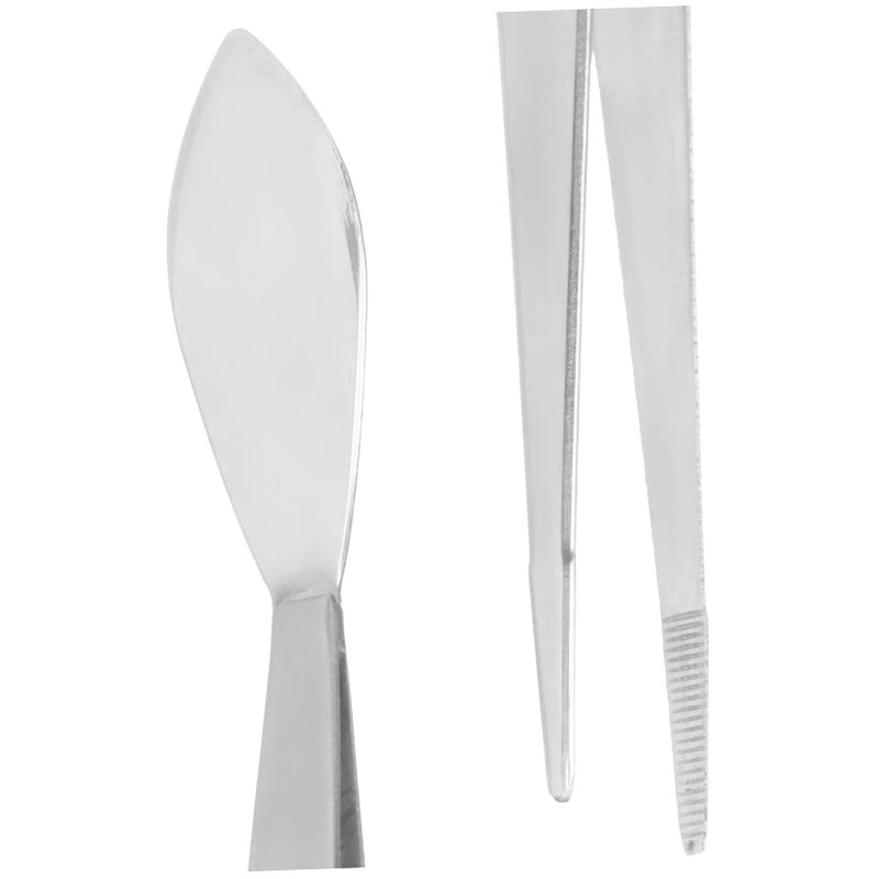 2 Pcs Garden Bonsai Concave Cutters And Tweezers With Straight Handles For Plant Care - Image 3