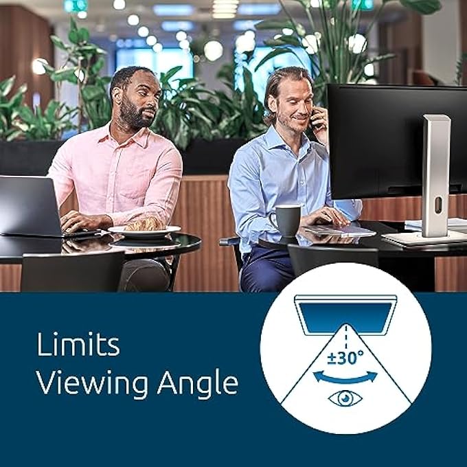 rayihni فلتر خصوصية شاشة المراقبة 34 بوصة، 21:9 - قابل للإزالة من جهتين متوافق مع LG و VIEWSONIC و SAMSUNG و BENQ - يحمي البيانات السرية، يقلل من الضوء الأزرق عبر طلاء مضاد للتوهج (627436) - Image 2