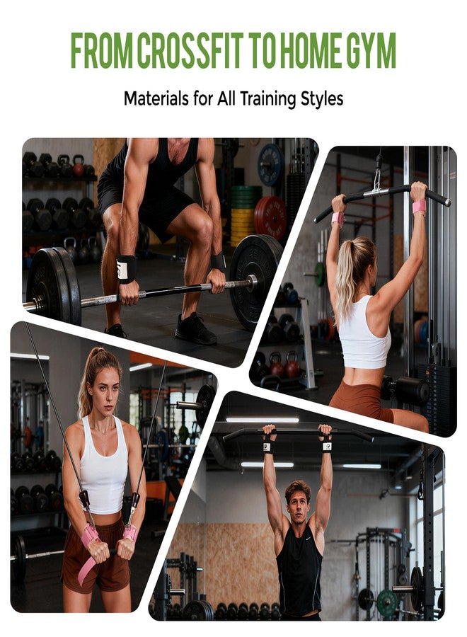 Slim Panda Weight Lifting Straps With Double Cuffed D Ring, Wrist Support for Men Women ,Heavy Duty Thick Comfortable Lifting Straps, Secure Fit, Enhanced Grip, Straps for Weightlifting & Strength Training (Black) - Image 2