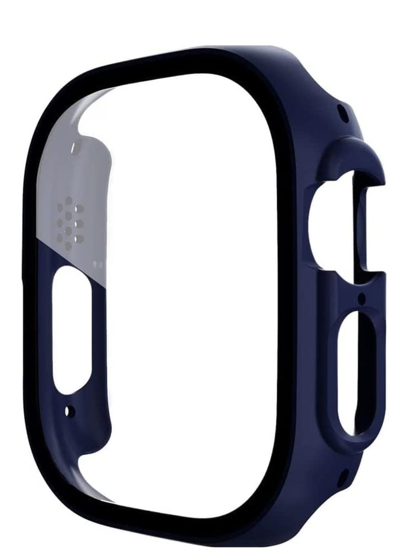 Glass+Cover For Apple Watch case 49mm Accessories All-Around PC Screen Protector Bumper Tempered cover Apple watch Ultra series 8