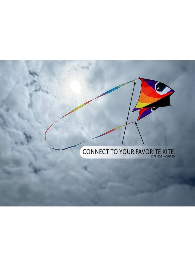 In the Breeze 3442 20' Continuous Kite Tail, Tie Dye  - Image 3