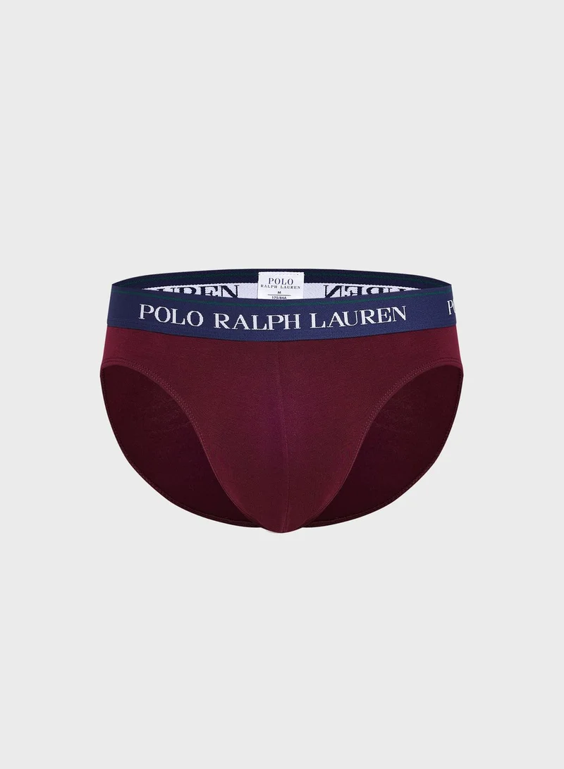 POLO RALPH LAUREN 3 Pack Logo Band Briefs