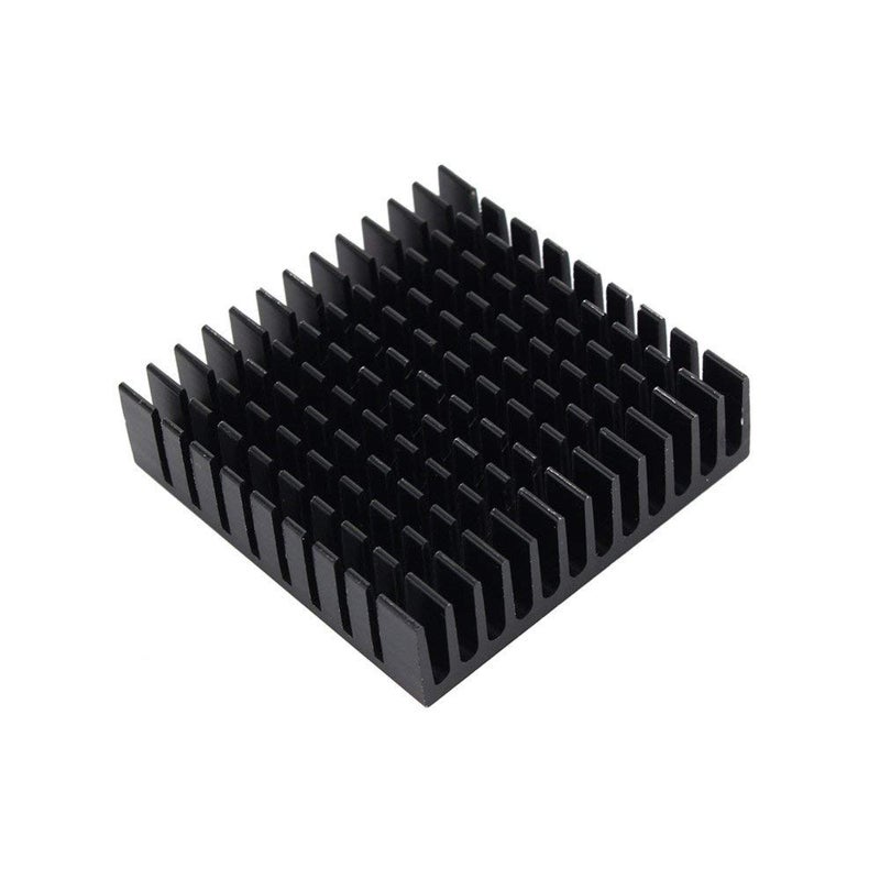 CentIoT - 40 x 40 x 10mm 40mm Black Anodised Aluminum Heatsink Cooler with thermal Compound - Image 3