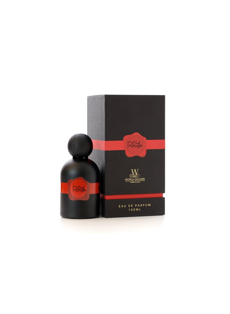 WORLD GOLDEN PERFUMES WORLD GOLDEN PERFUMES Oud Rouge Eau De Parfum 100ml - Exquisite Natural Spray  - Image 1