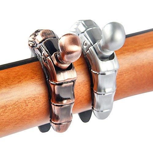 YUEKO Guitar Capo Skull Knob Design Universal 4 5 6 12 Strings Instrument Capos for Electric Classical Acoustic Guitar Bass Ukulele Mandolin Banjo and More(Bronze) - Image 4