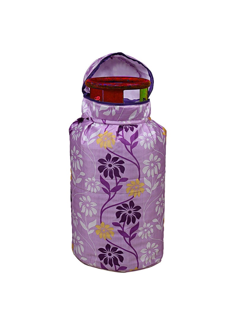 Kuber Industries Kuber Industries Cotton 1 Piece Cylinder Cover PurpleCTKTC028086  - Image 2