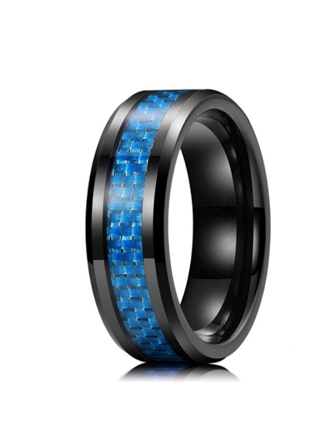 KUYING Breaking Wind Series: Lightweight Carbon Fiber Men's Ring - Image 2
