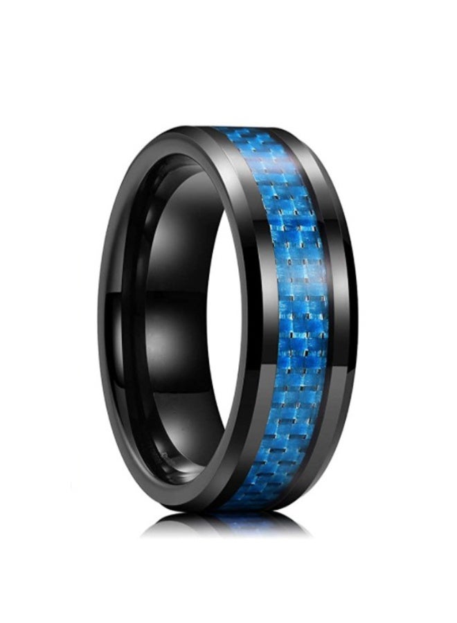 KUYING Breaking Wind Series: Lightweight Carbon Fiber Men's Ring - Image 1