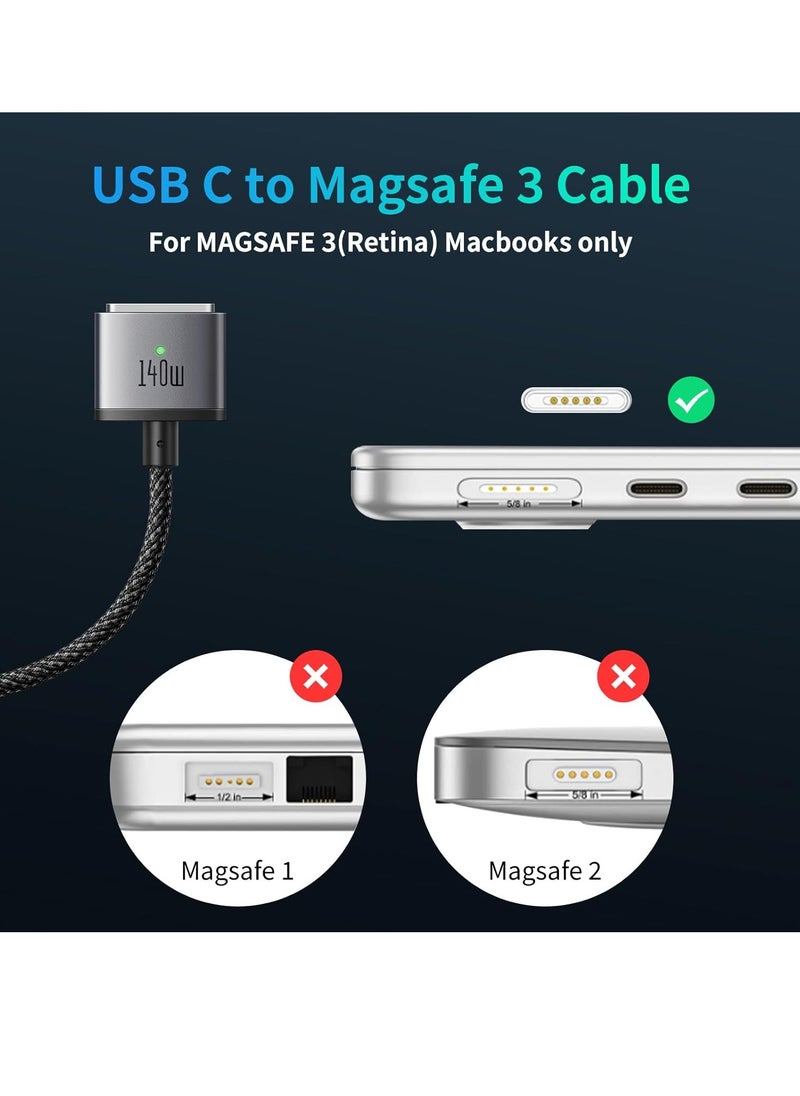 CA-1470 كابل USB-C بقوة 140 وات إلى MagSafe 3 مغناطيسي مزود بإضاءة LED - 2 متر - pzsku/Z7F0EE6CECEC0BC87B483Z/45/_/1739695013/5659cd53-d69c-4fcb-8021-39afbdfe46e0