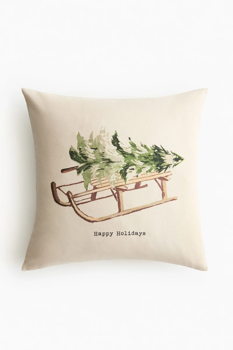 H&M Printed cotton cushion cover