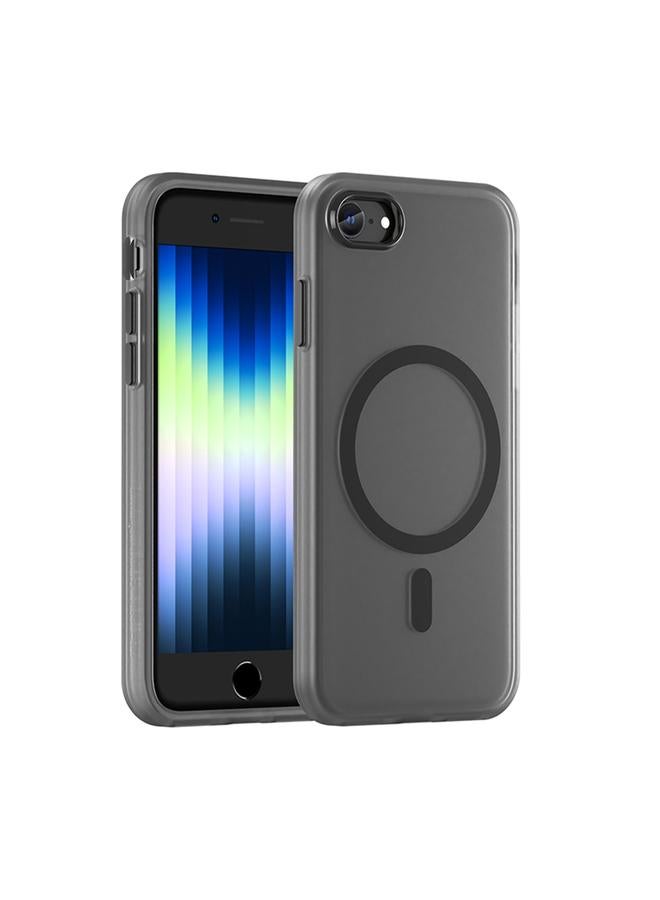 The Bros Case For iPhone SE 2022 / 2020 / 8 MagSafe Frosted Translucent TPU + PC Full Coverage Phone Case