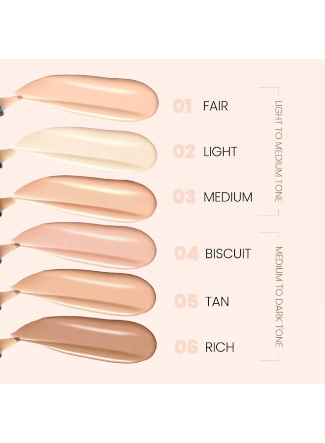 MARS BB Cream Lightweight Foundation | Blendable BB Cream for Women | Colour Correction for All Skin Types (30 ml) (03-MEDIUM) - Image 5