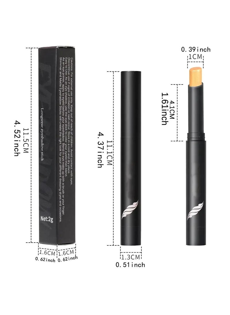 Contour Eyeshadow Stick - Long-Lasting Waterproof Eye Makeup Crayon for Brighter, Smooth Shimmer Eyes - pzsku/Z7F0F1B6066351A3515C9Z/45/_/1718789345/e50c98a6-2f7f-4c21-b42a-d99bd8f866ac