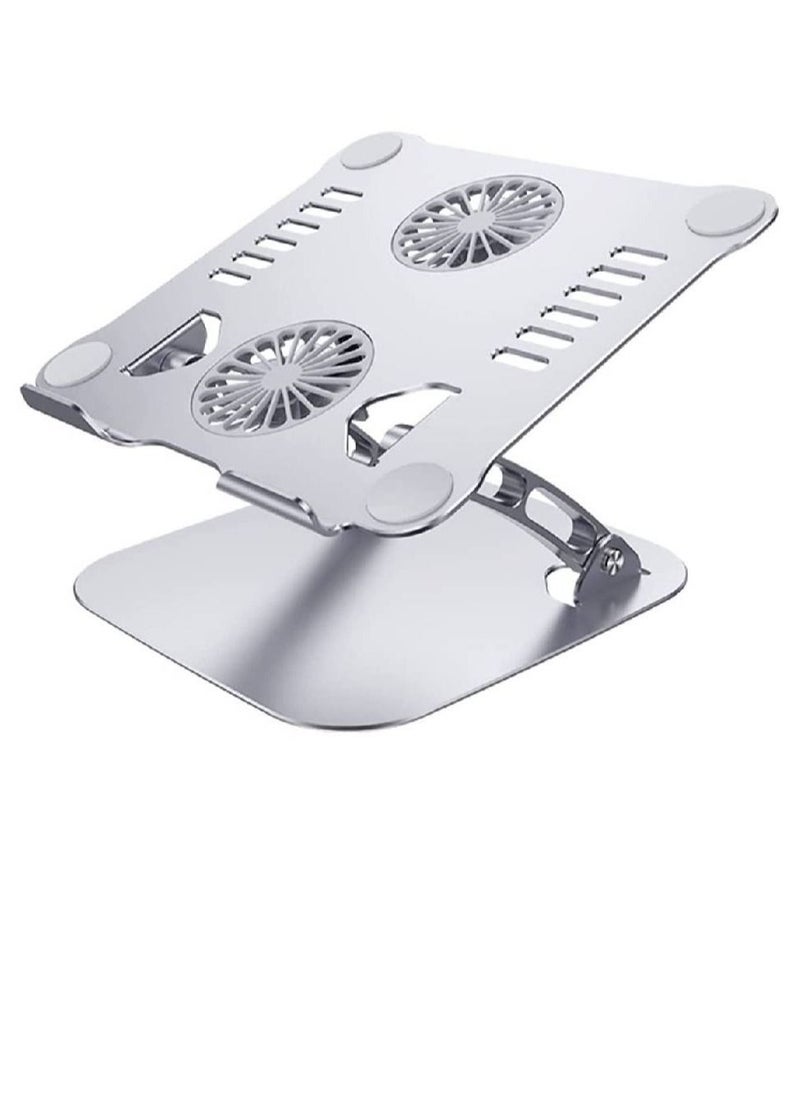 GENNEXT Laptop Cooling Stand with two Fan Computer Laptop Cooler Riser Compatible for 10- 15Inch Notebooks Tablets  - Image 1