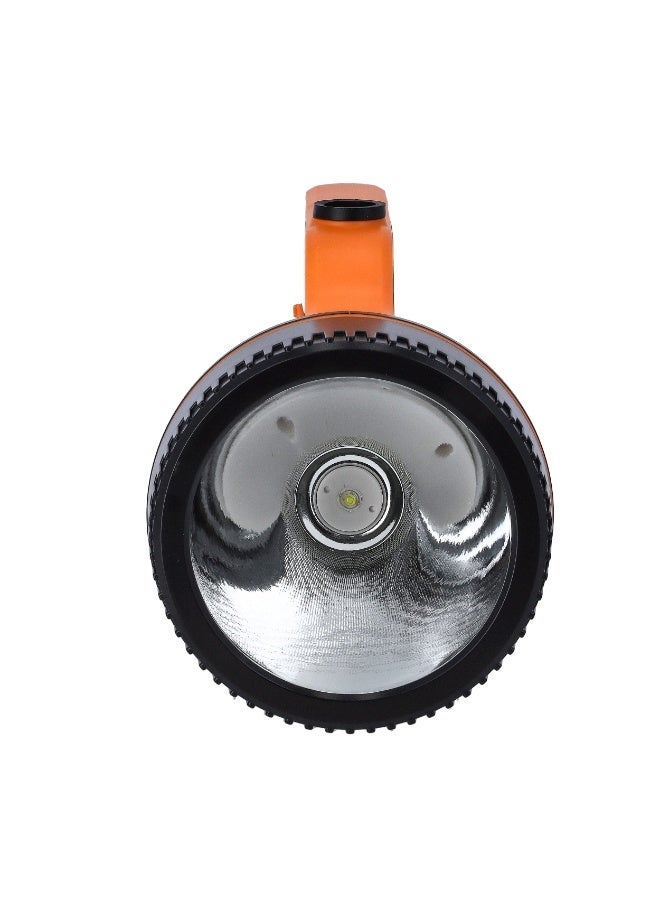 Krypton KNSL5411 Rechargeable Search Light | 4800mAh Battery | Torch & Lantern Multi-Functional Light | Up to 17 Hours Torch & 3.5 Hours Lantern | USB Rechargeable & Power Bank | Black & Orange | 2 Years Warranty - Image 2