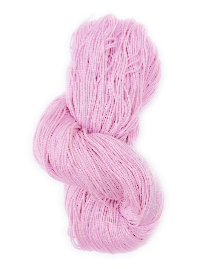Prapti Handicrafts Prapti handicrafts 4 Ply Light Pink Cotton Yarn for Crochet and Knitting, Soft Crosia Threads, 160 Grams Hank, 1 Pack of Cotton Yaran, Suitable for Sweaters, Scarfs, Hat, Baby Clothes and DIY Crafts. - Image 1