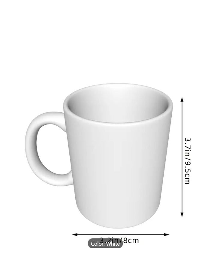 راين كوب سيراميك مع اقتباس عربي ملهم "كل تأخير عار" باللون الأزرق - Image 2
