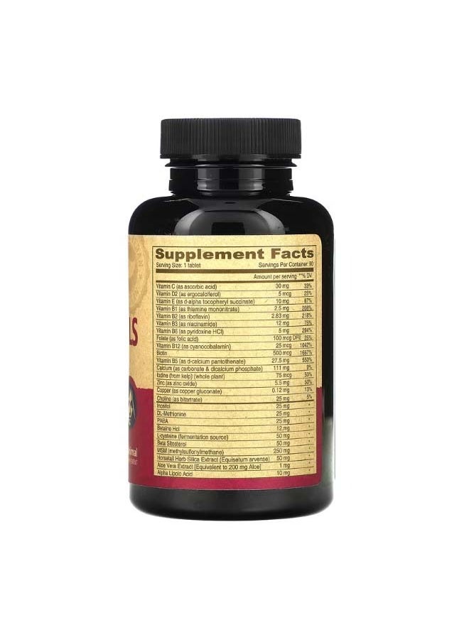 Deva Vegan Hair Nails and Skin with Biotin 90 Tablets  - Image 2