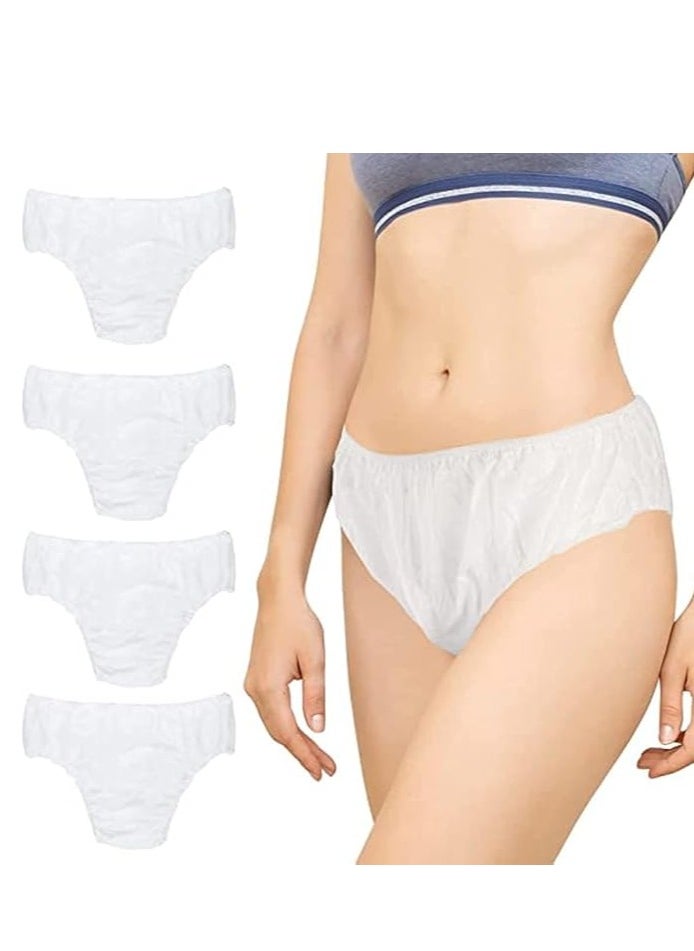 globalstar Globalstar 100pcs Unisex Disposable White Underwear - Ideal for Travel, Hotel, Spa, and Sauna Use  - Image 2