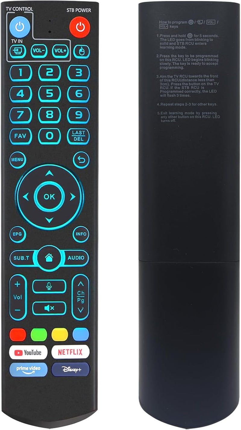 ARCSTILL New Backlight V5 Pro Voice Remote Control Compatible with vSeeBox V5/ V3/ V2/ V1 Pro, V3 Plus, V1 Max/Elite - Image 1