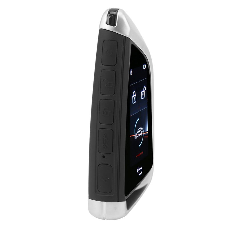 Smart Remote Car Key with LCD Screen Anti Lost Bluetooth 5 0 Keyless Entry Auto Lock Silver - Image 5