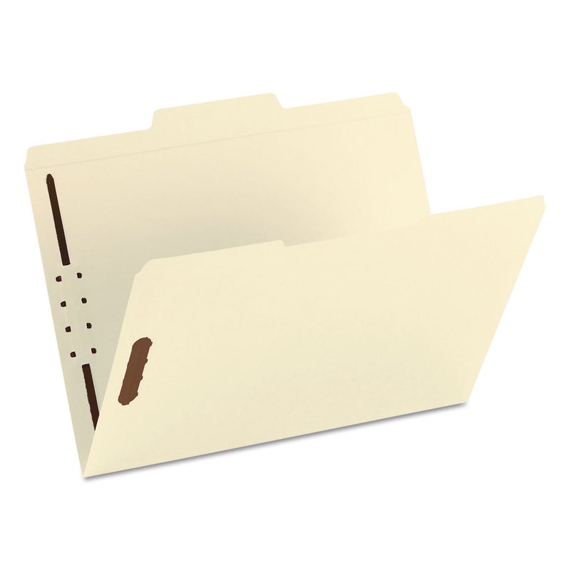 Smead 100% Recycled Fastener File Folder, 2 Fasteners, Reinforced 1/3-Cut Tab, Letter Size, Manila, 50 per Box (14547) - Image 4