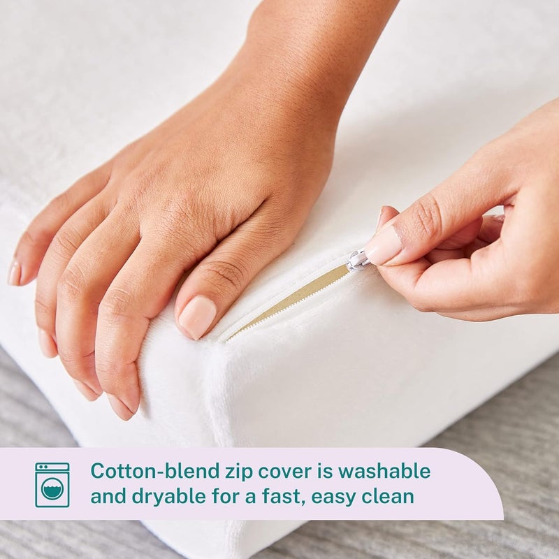 Sleep Innovations Memory Foam Contour Pillow - Standard Size for Head, Neck, and Shoulder Alignment, Ideal for Side and Back Sleepers - Image 5