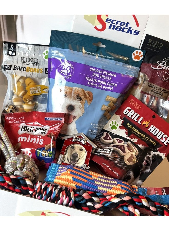 Dog Gift Box with Bonus Picture Frame for Your Favorite Fur Baby! Filled with Treats & Toys to Keep Your Canine Entertained! - Image 1