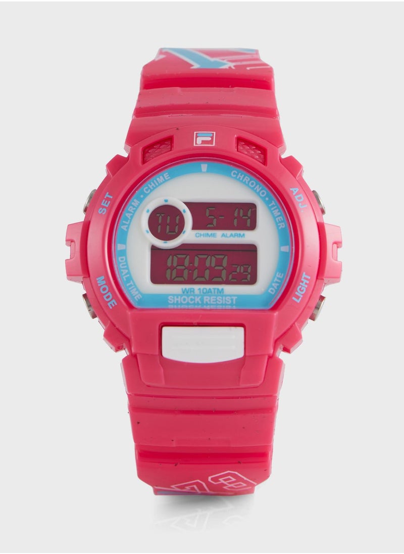 FILA Kids Reinterpret 70'S Digital Watch  - Image 1