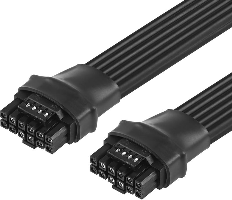 CERRXIAN 1FT ATX30 12VHPWR Power CablePCIe 50 12VHPWR ATX30 600W 16 Pin Male to Male High Current Power Cablefor Graphic Card GPU 124pin Nvidia Nvidia 4000 Series and RTX 3000 FE GPU - Image 2