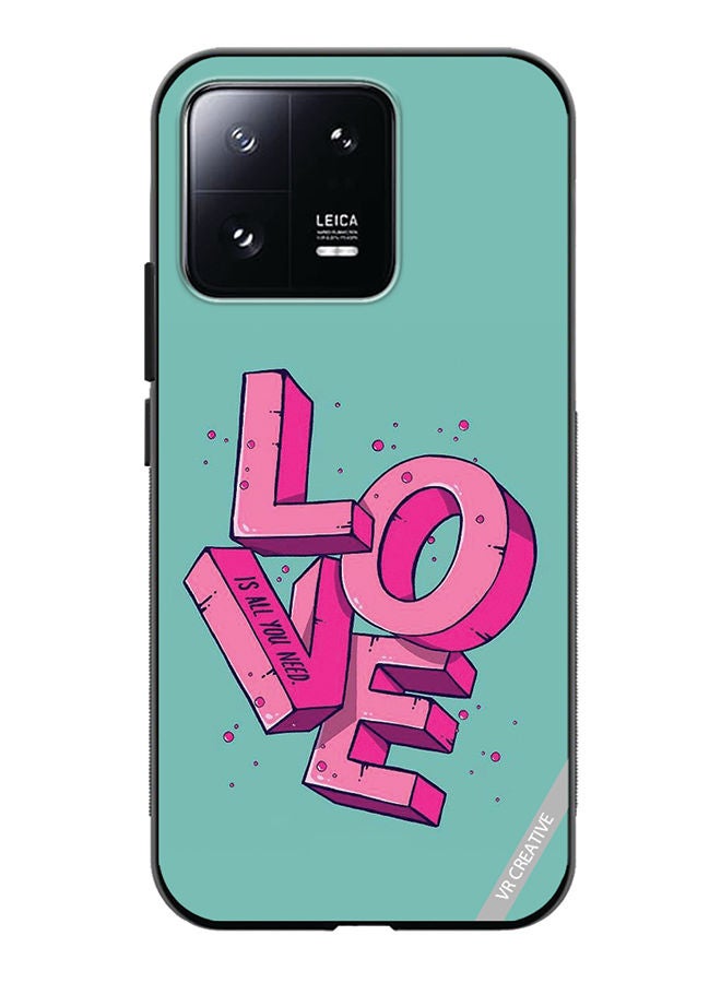 VR CREATIVE Protective Case Cover For Xiaomi 13 Love Is All You Need Design Multicolour - Image 1