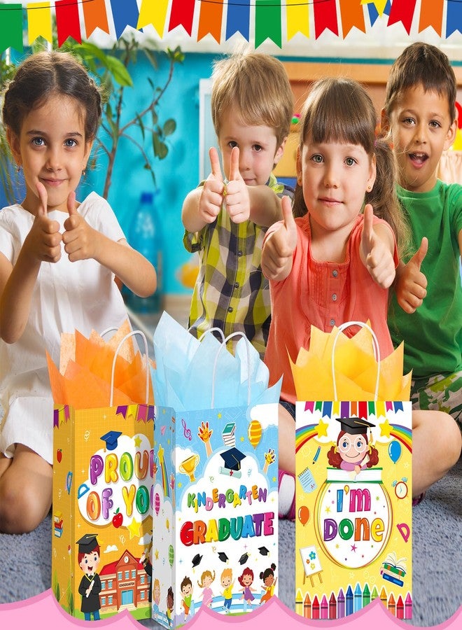 Capoda 30 Pcs Preschool Graduation Gifts Kindergarten Graduation Gifts Bags Bulk with Tissue Papers Prek Graduation Candy Bags Congrats Grad Goodie Treat Bags for Graduation Party Decorations Supplies - Image 5
