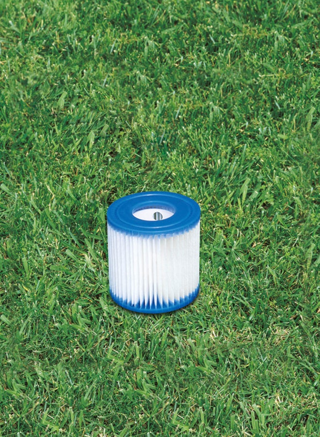 INTEX Type H Pool Filter Cartridge White/Blue - Image 2