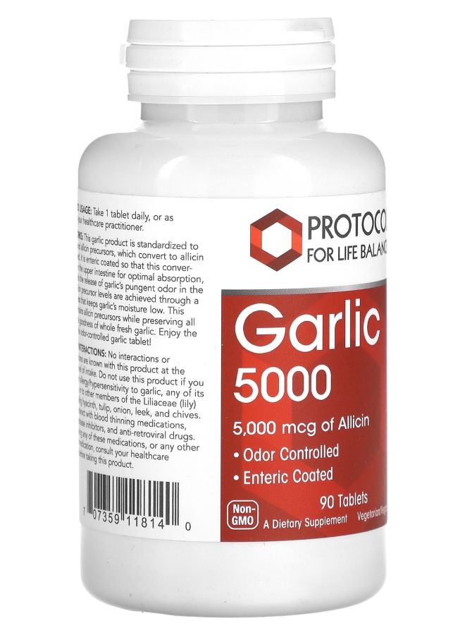 Protocol For Life Balance Garlic 5000 5000 mcg 90 Tablets - Image 2