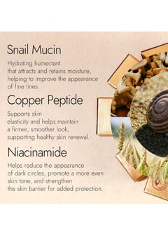 MIZON MIZON Snail Line Snail Repair Eye Cream, natural treatment, wrinkle treatment, fine line, hydrating, healthy skin, Korean skincare (0.84 oz)  - Image 5