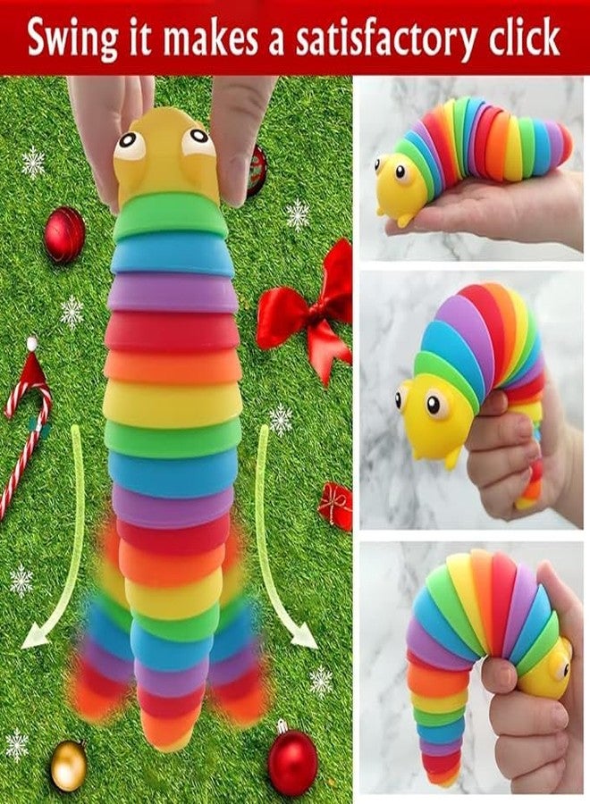 GoldiMec Slug Fidget Toys Clicky Sound Making Toy, Stress Relieving Toy, Sensory Slug Toy for Boys and Girls, Finger slug Toy, - Image 4