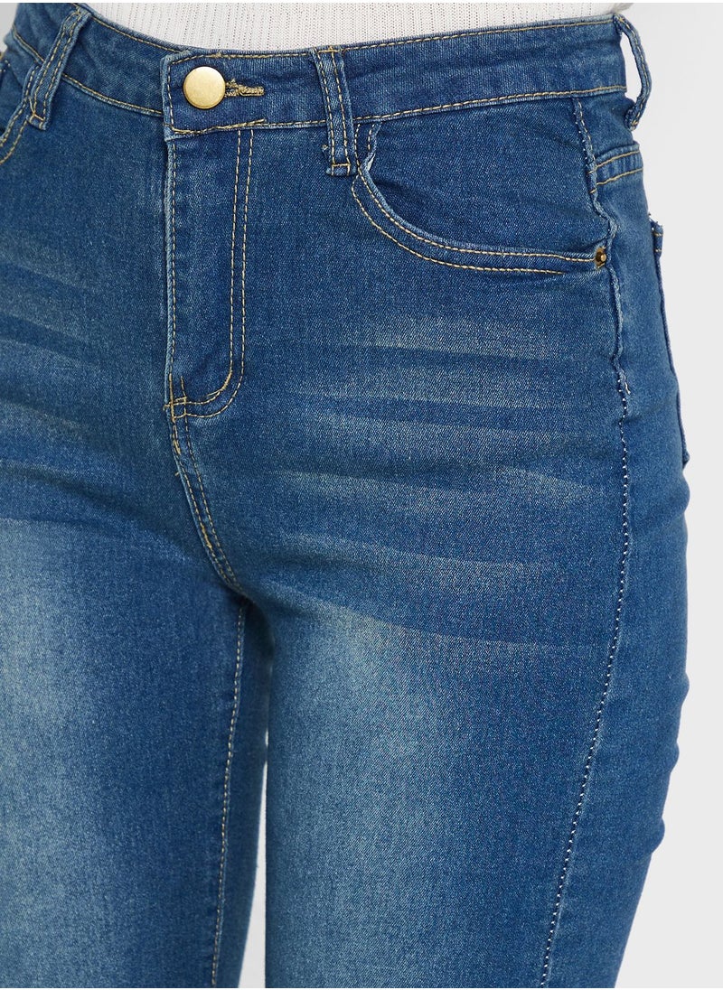 Ginger - Straight Cropped Jeans - Image 1