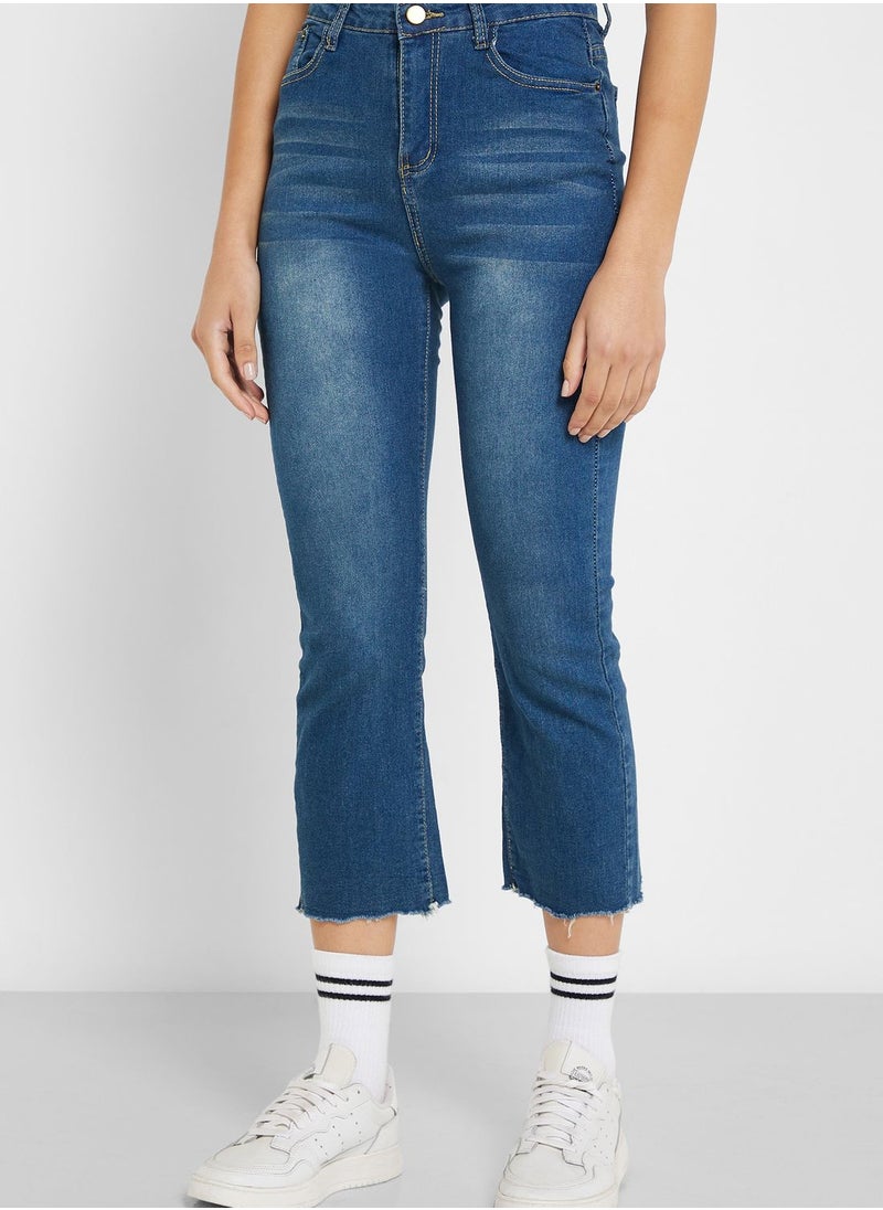 Ginger - Straight Cropped Jeans - Image 1