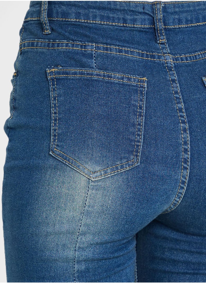 Ginger - Straight Cropped Jeans - Image 1