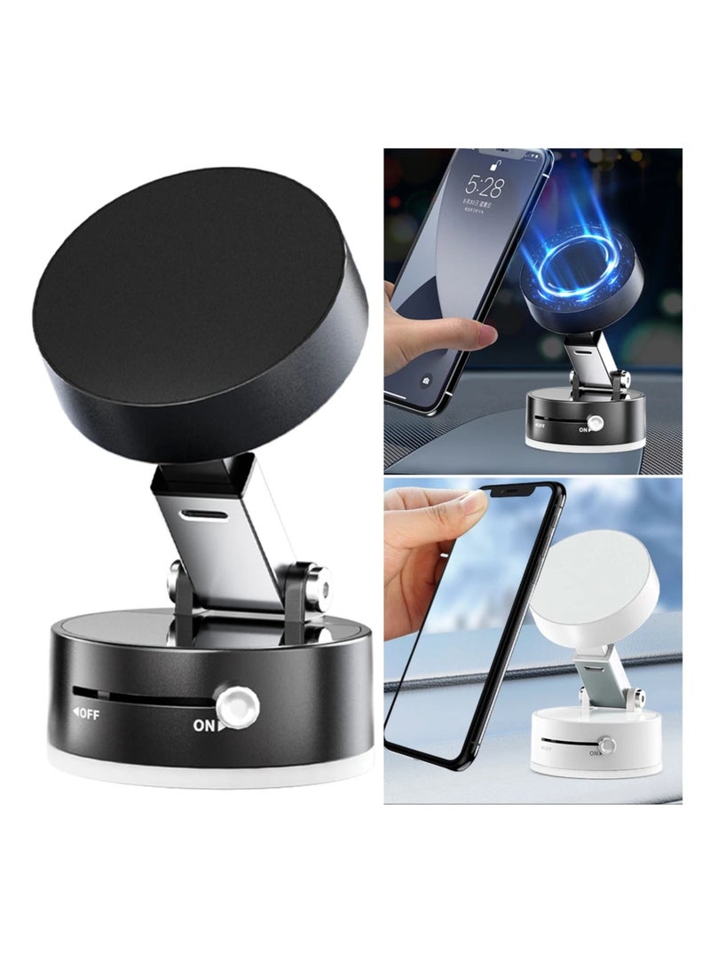 Vacuum Suction Phone Holder Dual Sided Magnetic Mount Compact Design Stable Suction for Cars Desks & More - Image 5