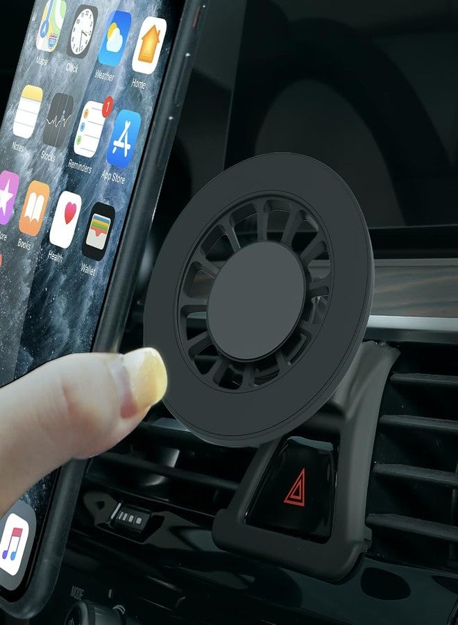 BEERTE fits for Magsafe Car Mount for BMW 5 Series 2017-2022 [20 Strong Magnets] Magnetic Phone Holder for iPhone 15 14 13 12 MagSafe Case Car Air Vent Cell Phone Navigation Automobile Cradles - Image 1
