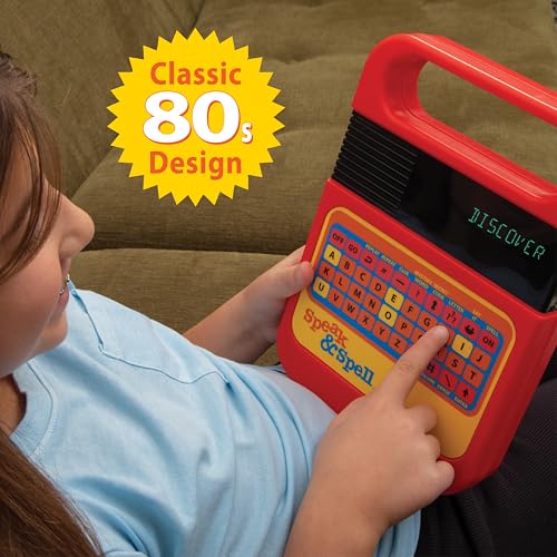 Playmonster Speak & Spell Electronic Game - Educational Learning Toy, Spelling Games, 80s Retro Handheld Arcade, Autism Toys, Activity for Boys, Girls, Toddler, Ages 7+ - Image 2