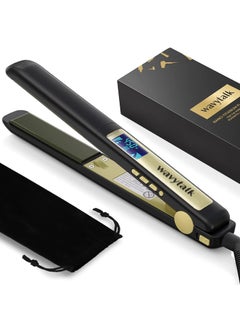 wavytalk Wavytalk Hair Straightener 100 Pure Titanium Flat Iron Hair Straightener Dual Voltage Creates Silky Hair Instantly 1 Inch Flat Iron 170450 