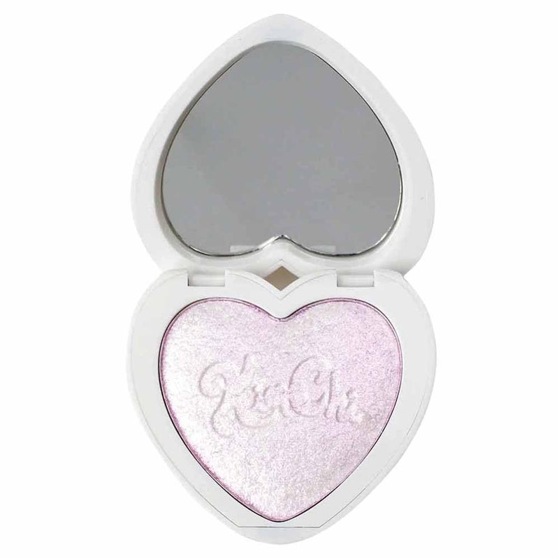 Kimchi Chic KimChiChic Beauty Pearl Gone Wild Highlighter - Pressed Shimmer Powder for Face & Body, Iridescent Glow, with Mirror, Cruelty Free, Dream Pink Iridescent 0.32oz - Image 1