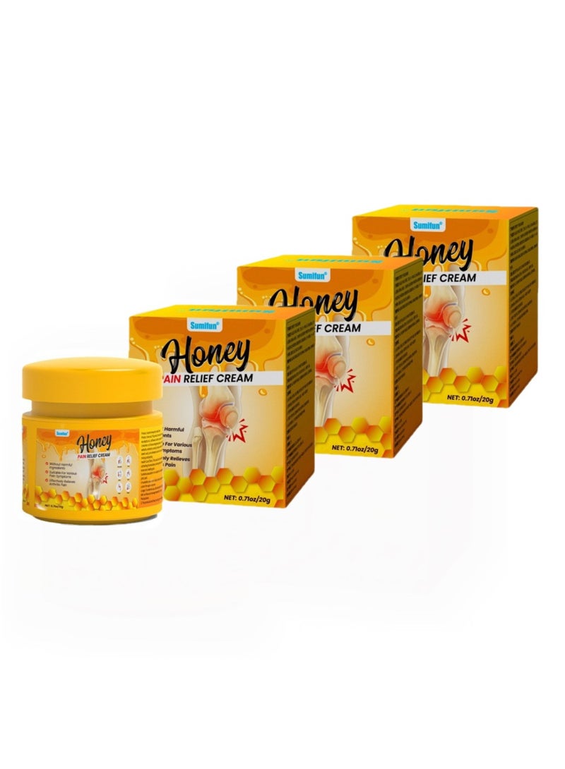 سوميفون 3 عبوات من كريم تسكين الآلام بسم النحل، لتخفيف آلام العضلات والمفاصل 20 جرامًا*3 - Image 1
