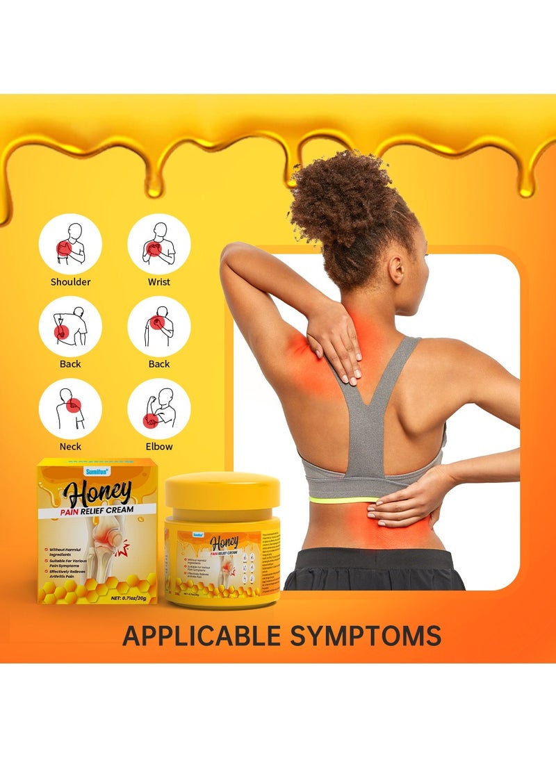 سوميفون 3 عبوات من كريم تسكين الآلام بسم النحل، لتخفيف آلام العضلات والمفاصل 20 جرامًا*3 - Image 4