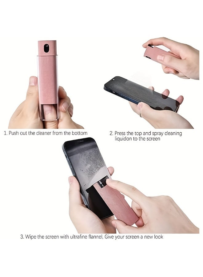 2pcs Portable 2-in-1 Mobile Phone Screen Cleaner and Wiper - Waterproof, Durable, No Battery Needed, Ideal for Smartphones, Tablets, Laptops, and Computers - Multipurpose Screen Cleaning Tool, Screen Cleaning Essentials  - Image 4